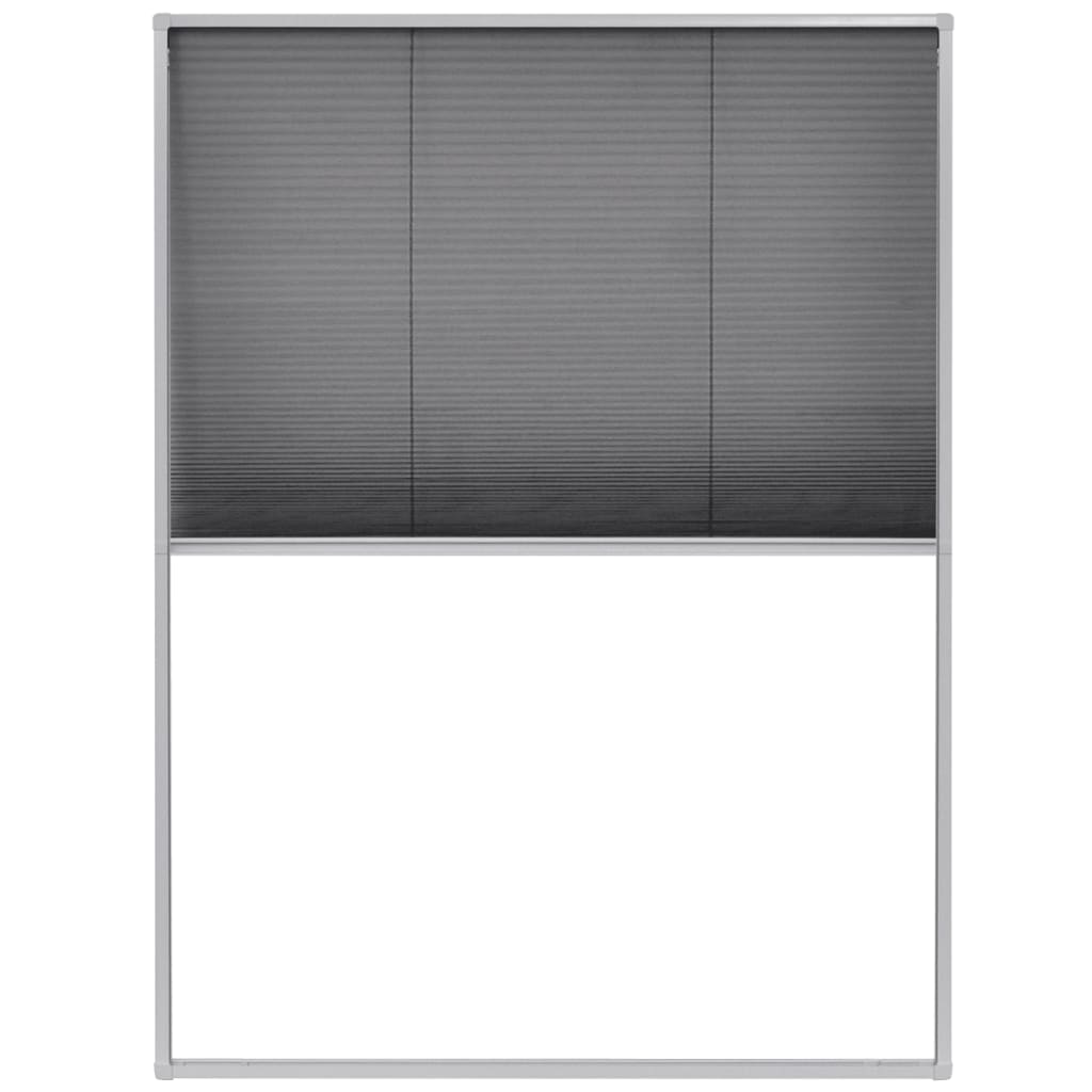 vidaXL pliszé ablak szúnyogháló alumíniumból 60 x 80 cm