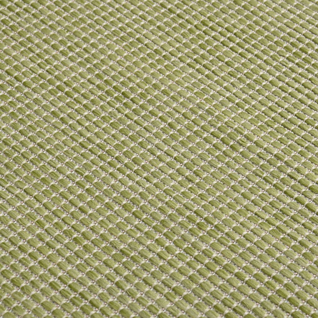 vidaXL zöld lapos szövésű kültéri szőnyeg 160 x 230 cm