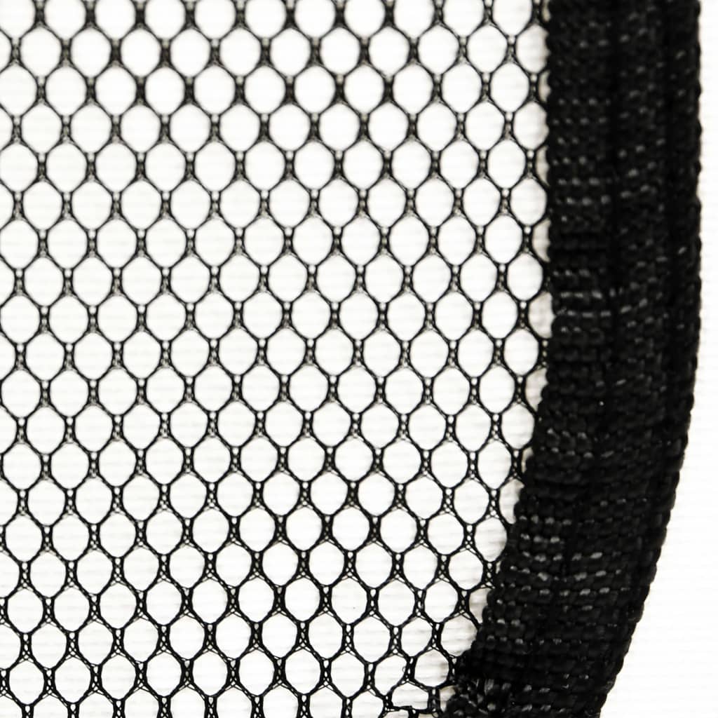 vidaXL fekete összecsukható kutyakennel hordtáskával 90 x 90 x 58 cm
