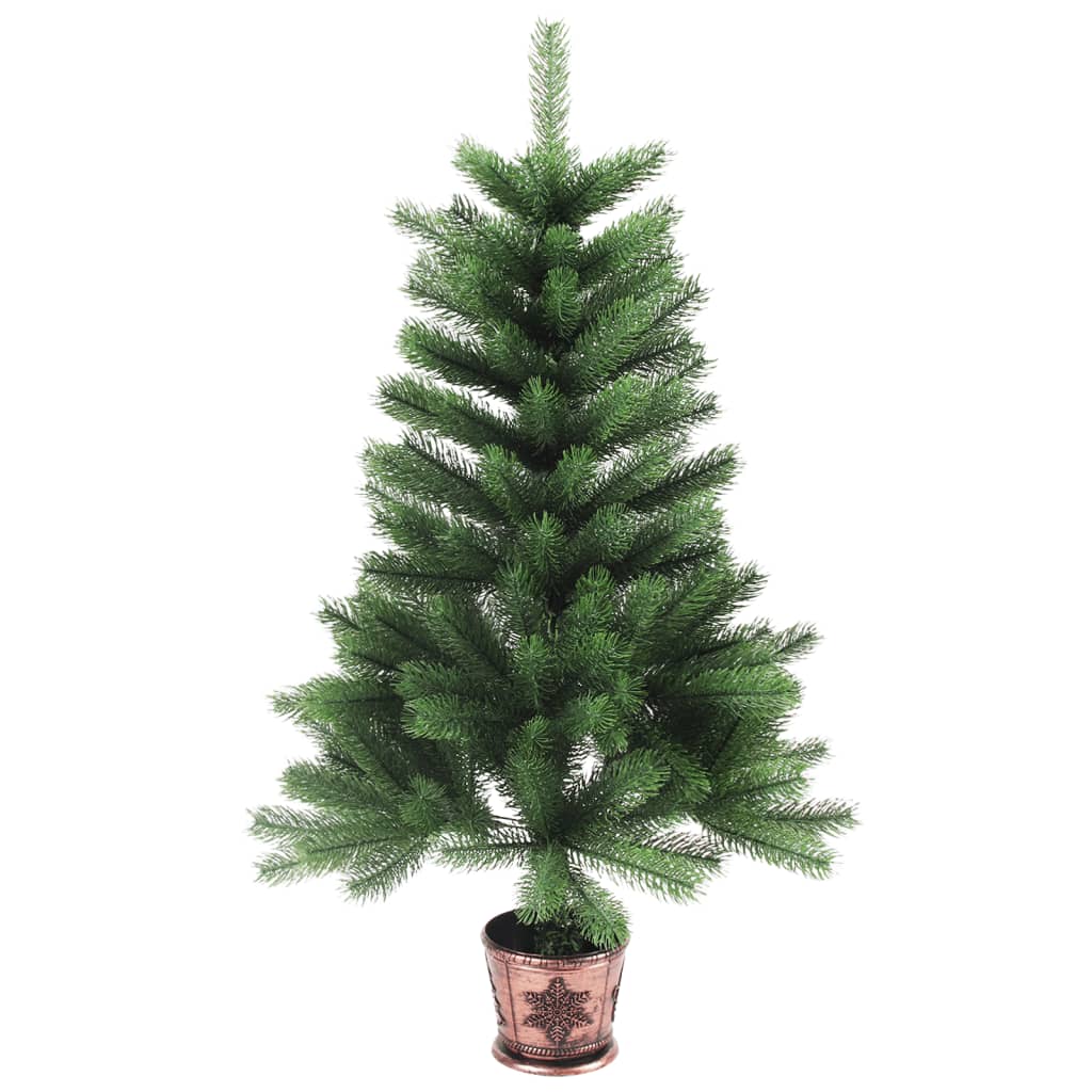 vidaXL zöld megvilágított műkarácsonyfa 65 cm