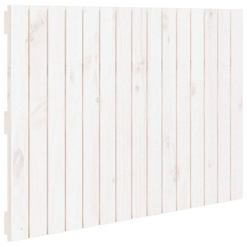 vidaXL fehér tömör fenyőfa fali fejtámla 95,5 x 3 x 60 cm