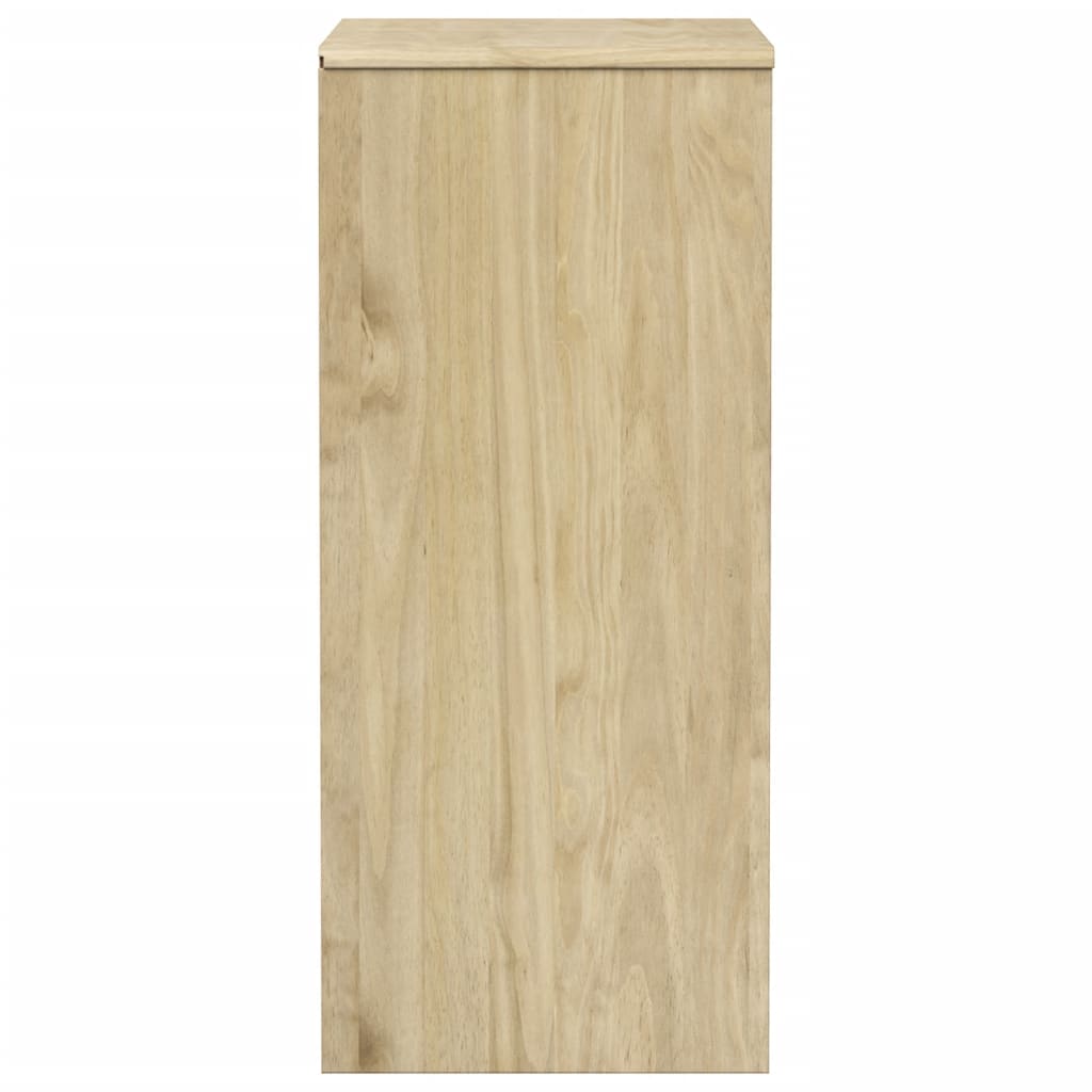 vidaXL SAUDA tölgy tömör fenyőfa fiókos szekrény 76,5 x 39 x 91 cm