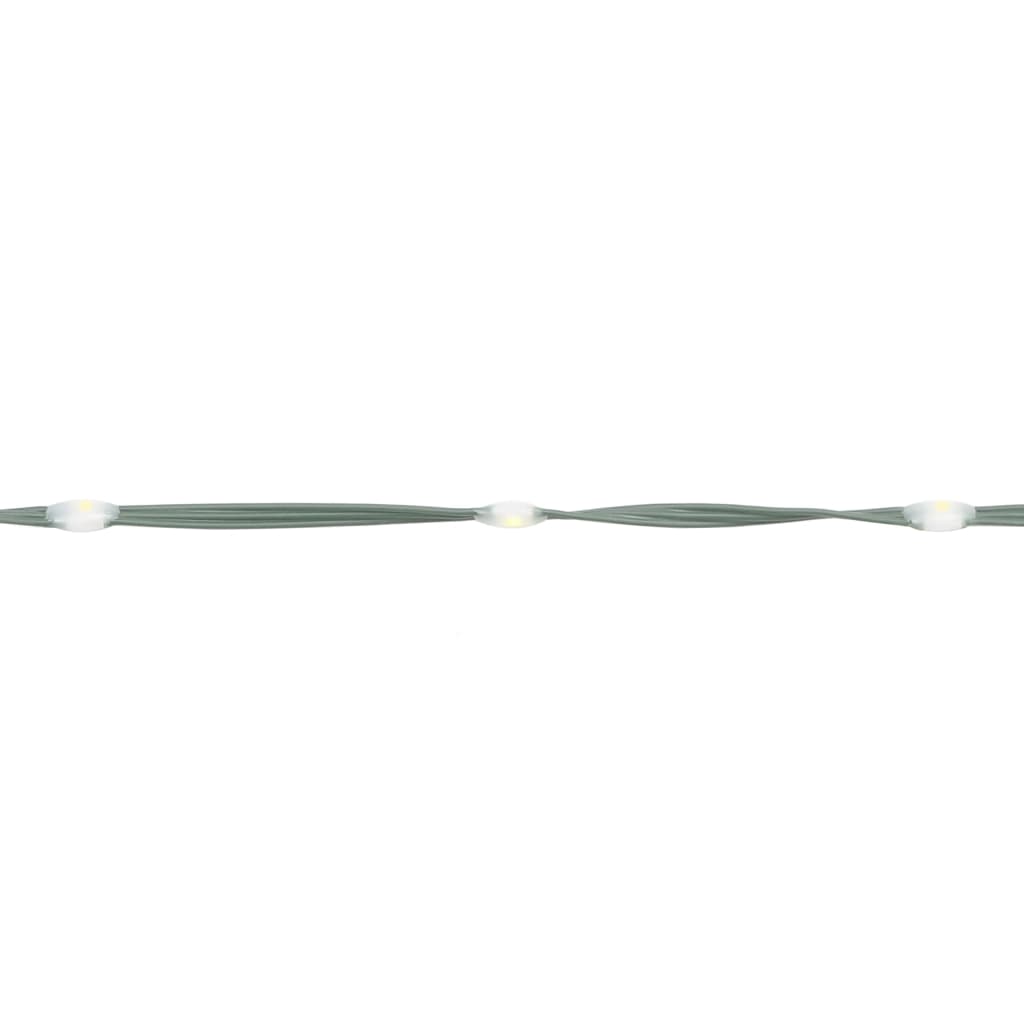 vidaXL hideg fehér karácsonyfa lámpa zászlórúdon 200 LED-del 180 cm