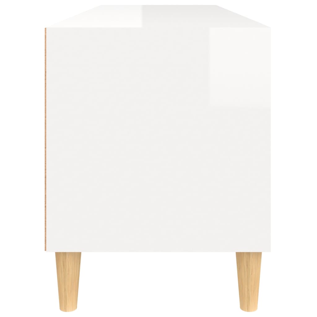 vidaXL magasfényű fehér szerelt fa TV-szekrény 100 x 34,5 x 44,5 cm