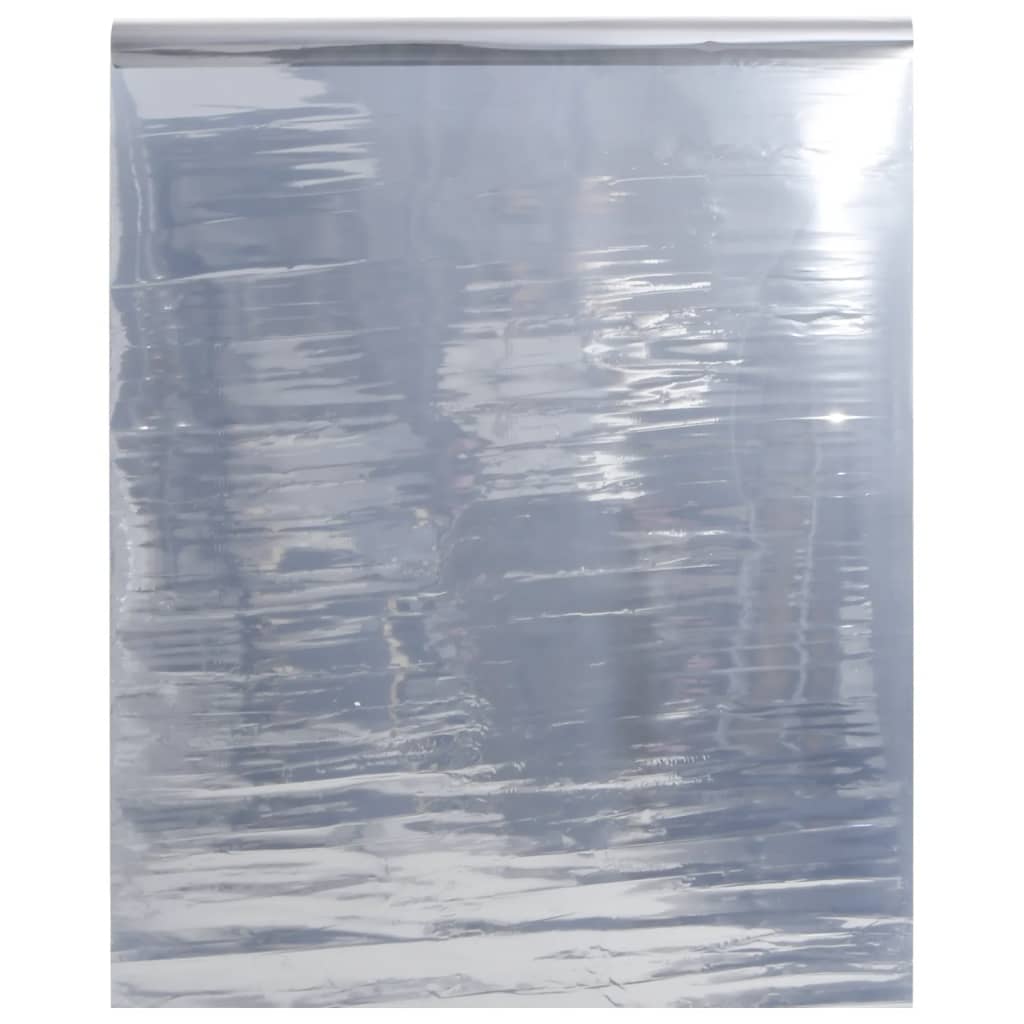 vidaXL ezüst PVC tükröző statikus napsugárzás elleni fólia 45 x 500 cm