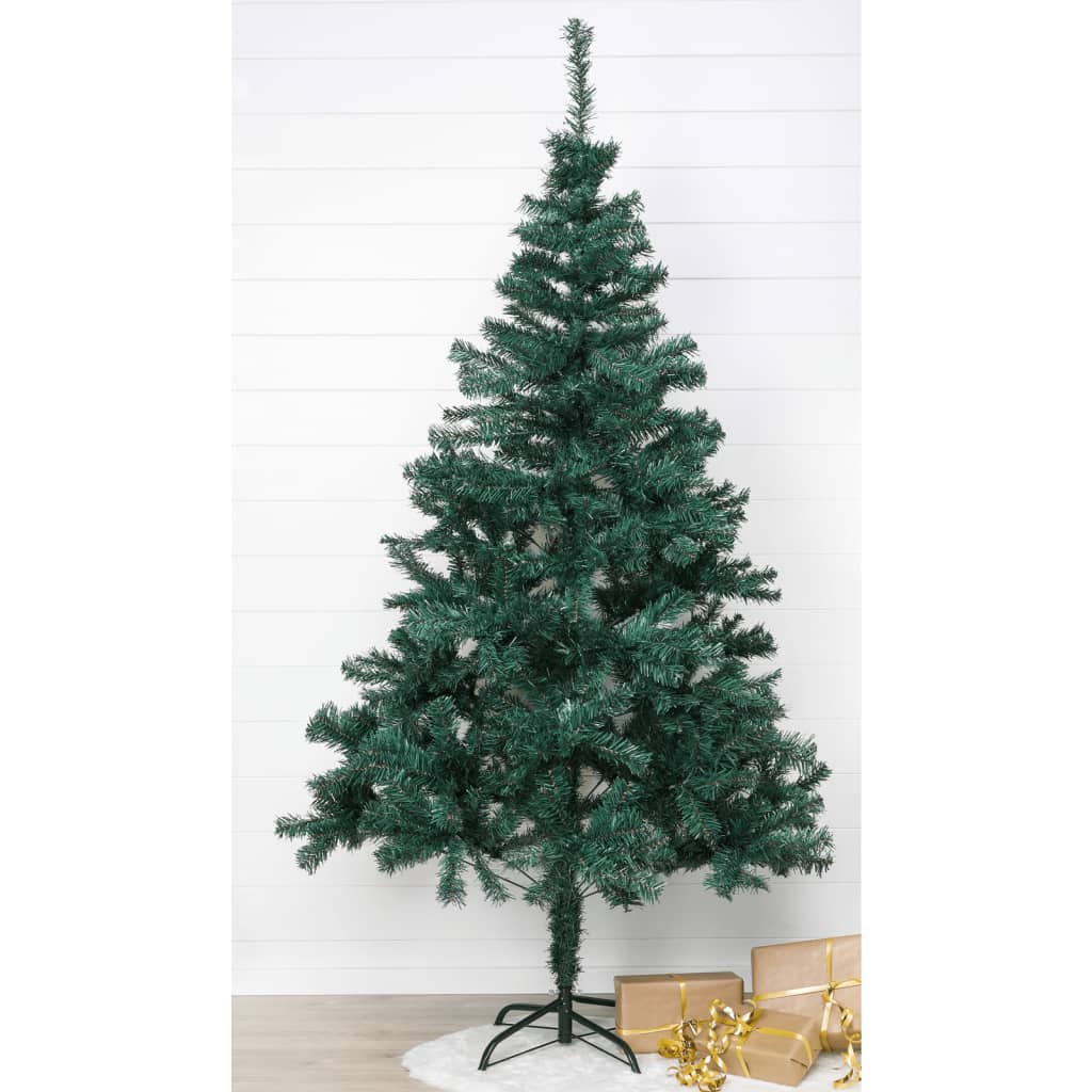 HI zöld karácsonyfa fém állvánnyal 180 cm