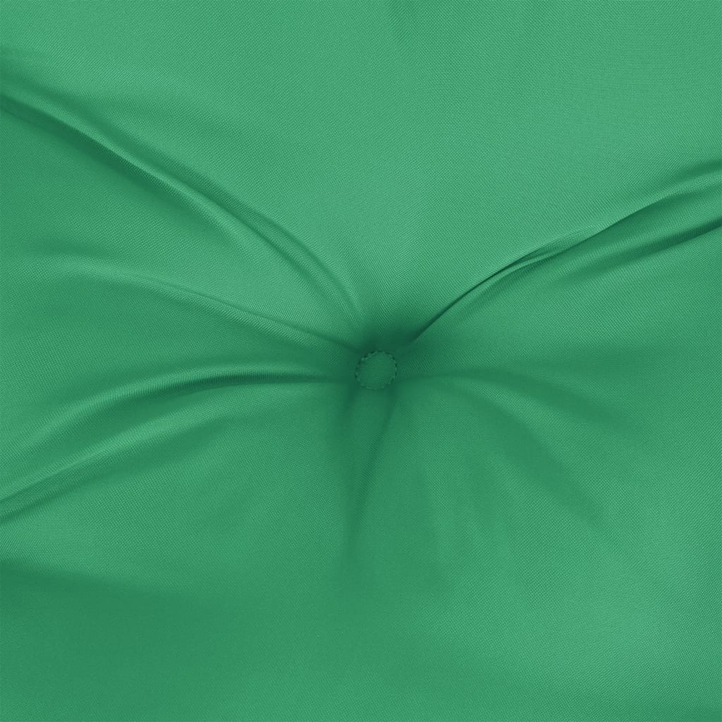 vidaXL zöld szövet kertipad-párna 110 x 50 x 7 cm