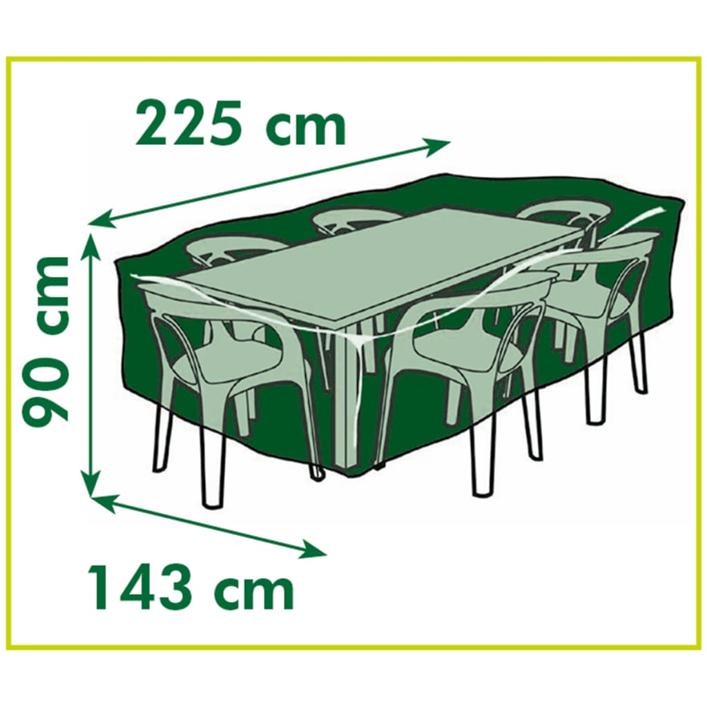Nature kerti bútor védőhuzat téglalap alakú asztalokhoz 225x143x90 cm