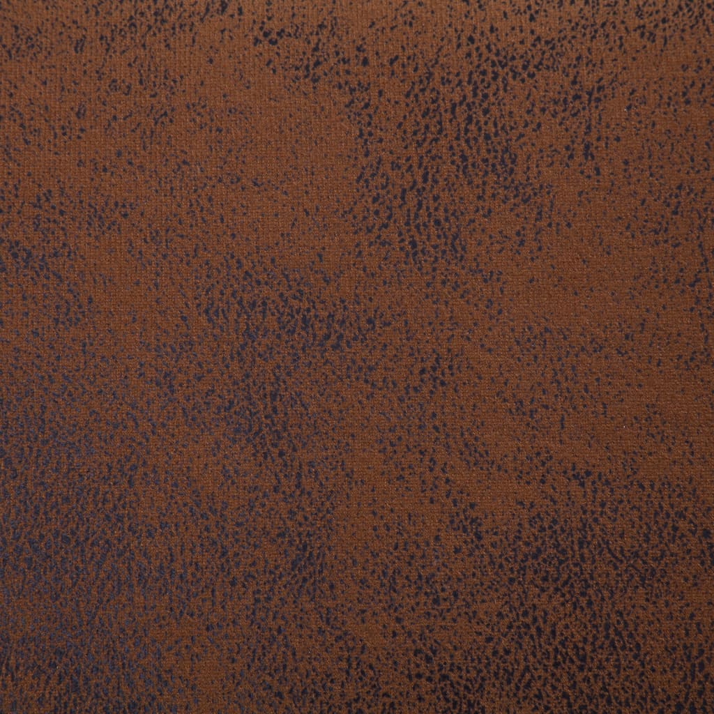 vidaXL barna művelúr pad tárolórekesszel 116 cm