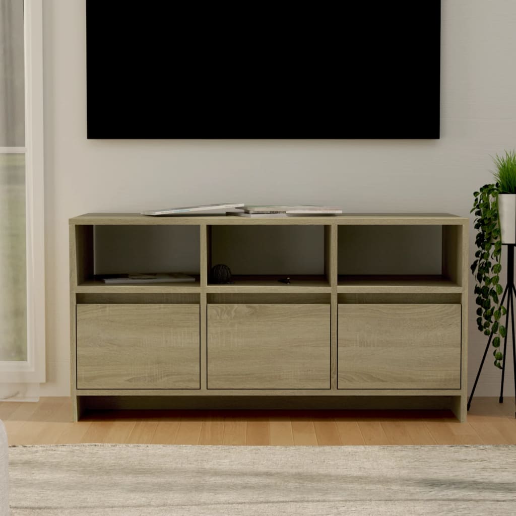 vidaXL sonoma tölgy színű TV-szekrény 102 x 37,5 x 52,5 cm