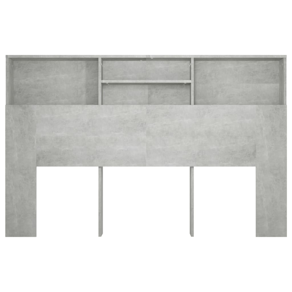 vidaXL betonszürke áthidaló szekrény 160 x 19 x 103,5 cm