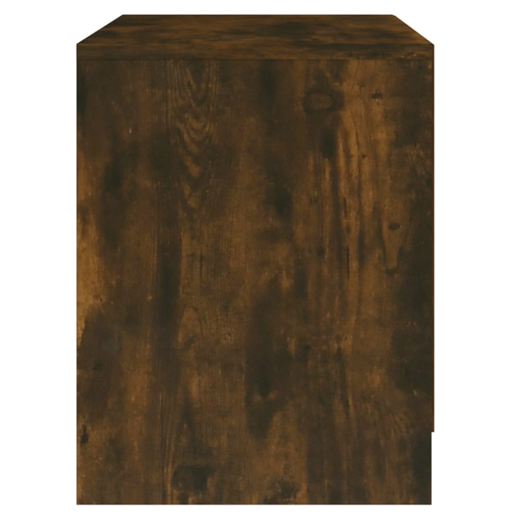 vidaXL füstös tölgyszínű forgácslap éjjeliszekrény 45 x 34,5 x 44,5 cm