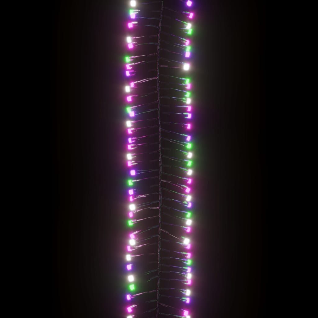 vidaXL színes pasztell fényű fürtös PVC LED-szalag 1000 LED-del 11 m