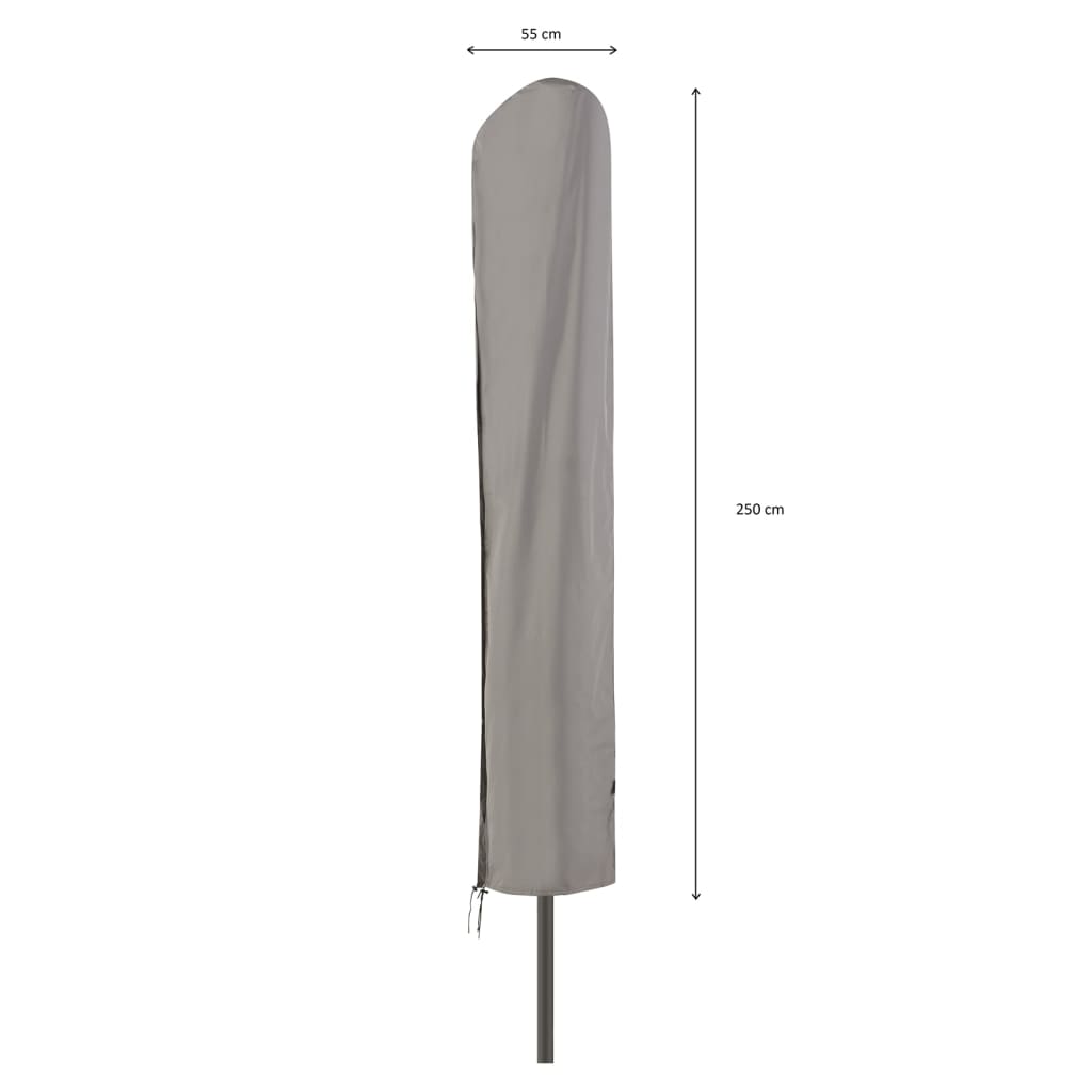 Madison szürke ernyőhuzat talpas napernyőhöz 55x250 cm