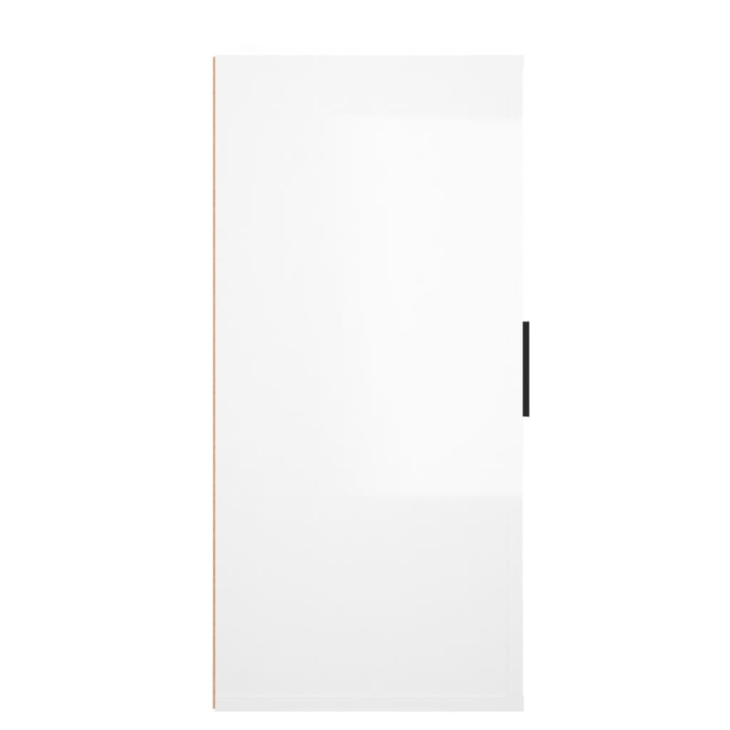 vidaXL magasfényű fehér szerelt fa tálalószekrény 40x33x70 cm