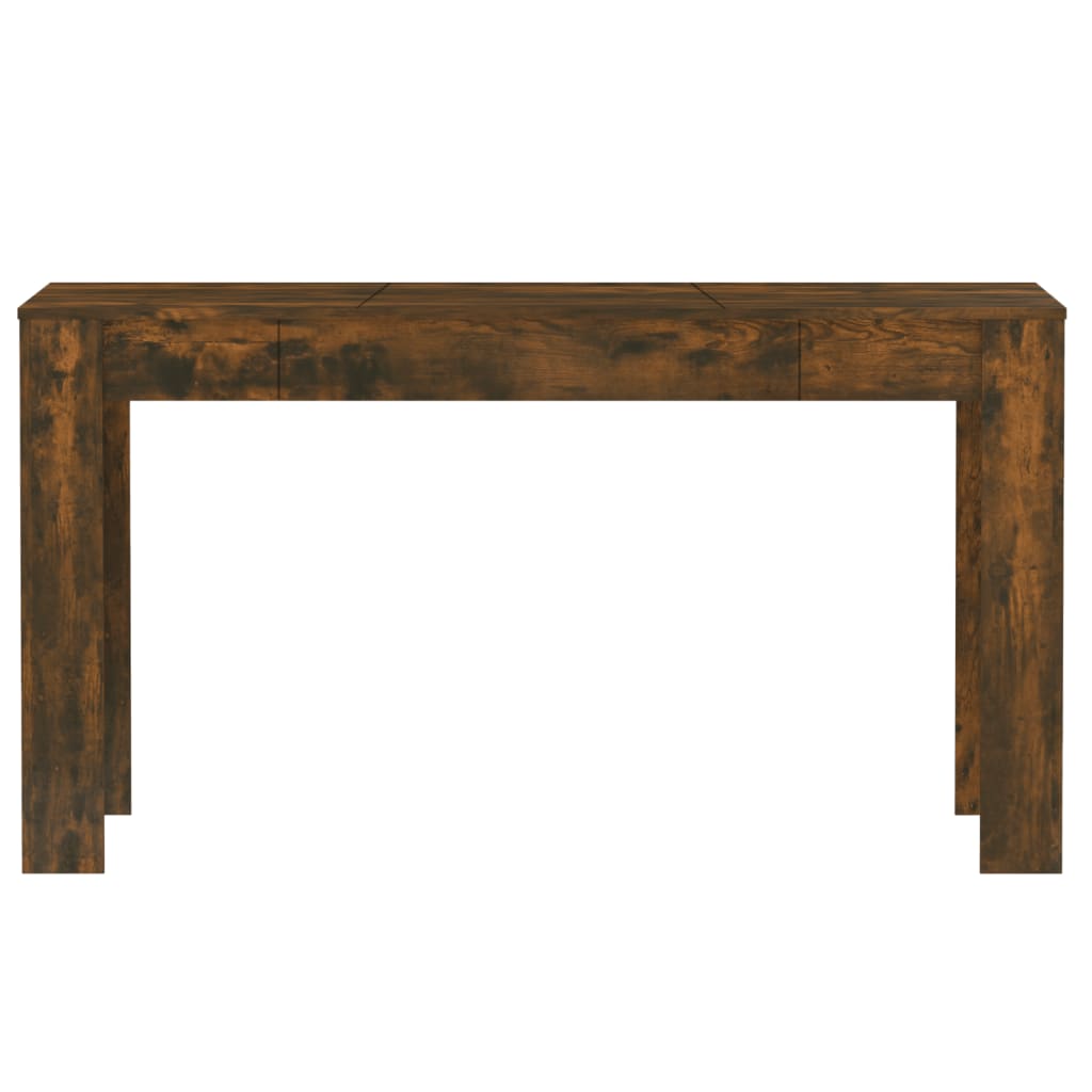 vidaXL füstös tölgy színű szerelt fa étkezőasztal 140 x 74,5 x 76 cm