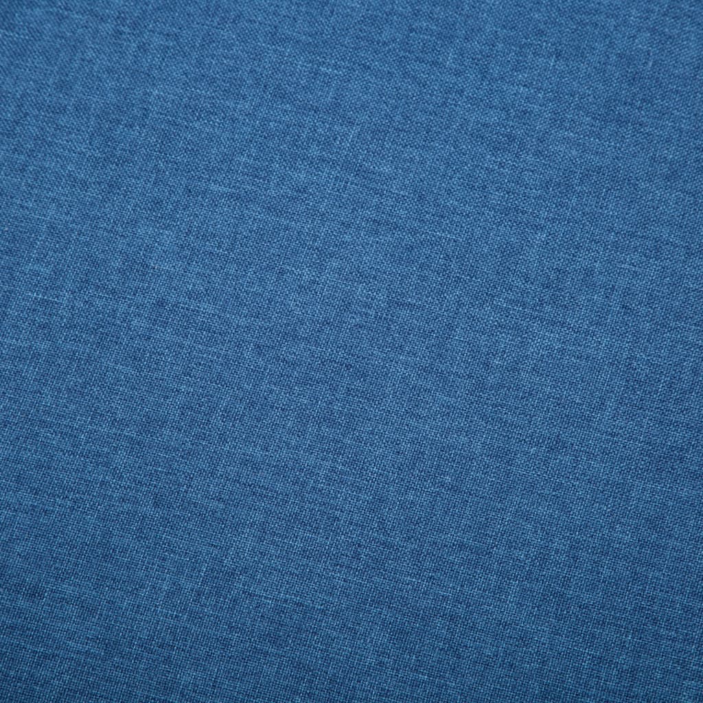 vidaXL 3 személyes kék szövet kanapé 172 x 70 x 82 cm