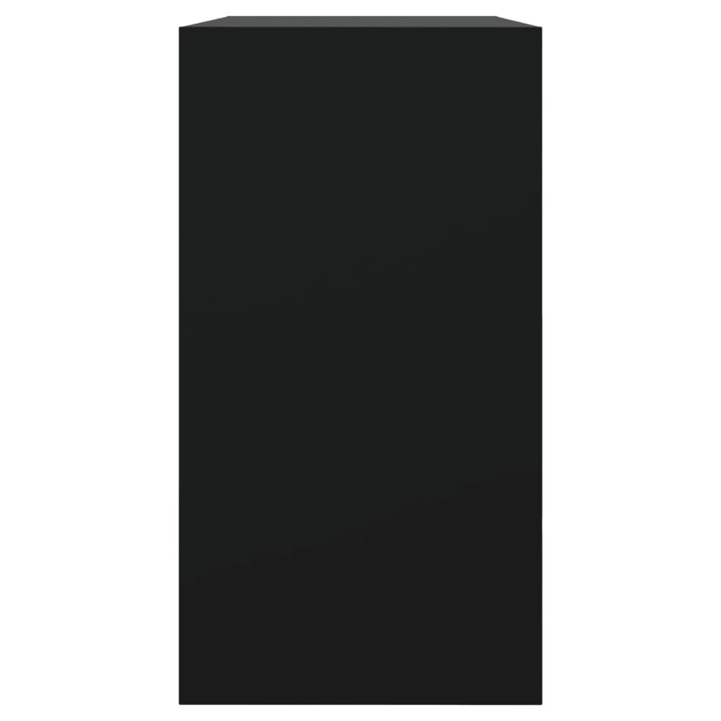vidaXL fekete szerelt fa cipőszekrény 80 x 34 x 63 cm
