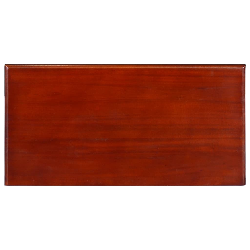 vidaXL klasszikus barna tömör mahagónifa tálalóasztal 60 x 30 x 75 cm