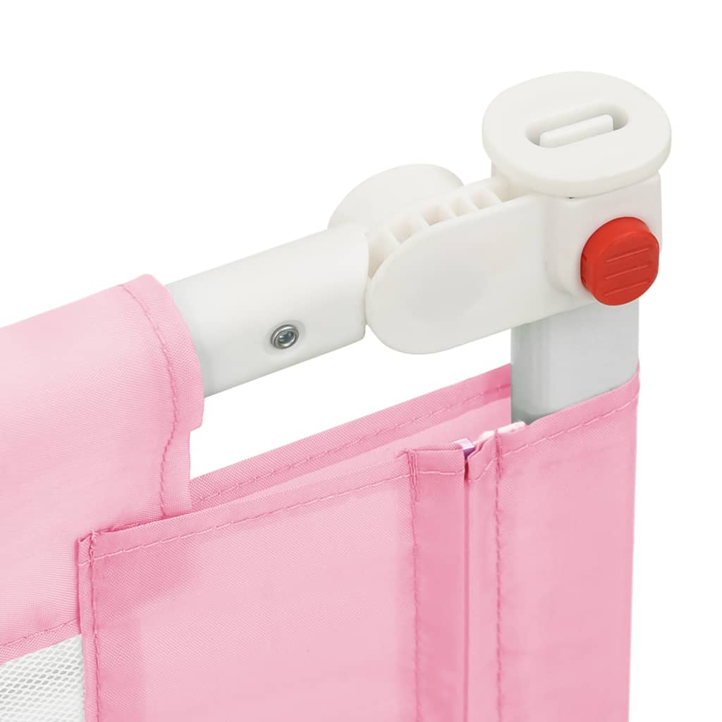 vidaXL rózsaszín szövet biztonsági leesésgátló 90 x 25 cm