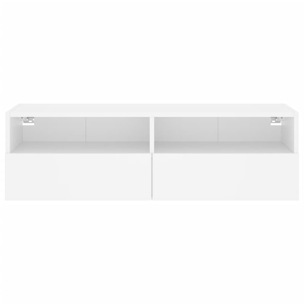 vidaXL fehér szerelt fa fali TV-szekrény 100 x 30 x 30 cm