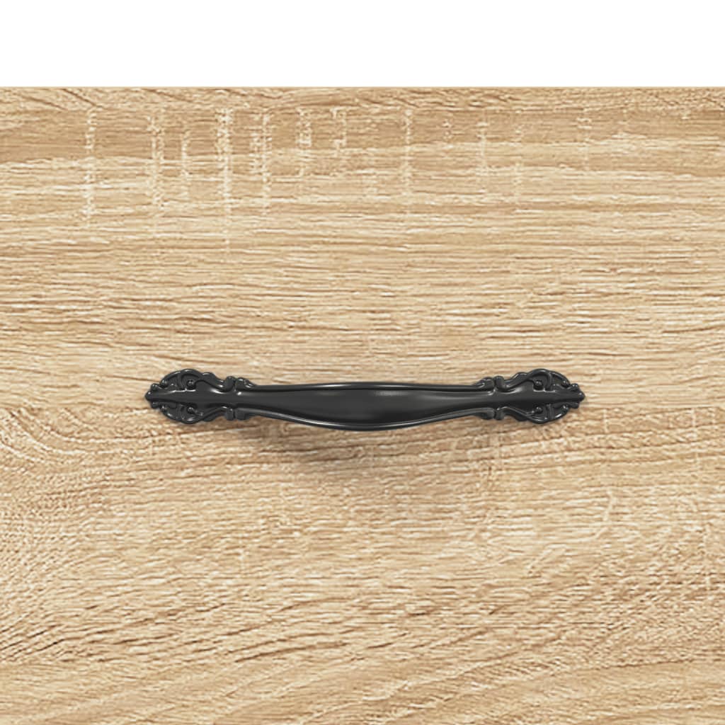 vidaXL sonoma-tölgyszínű szerelt fa cipőszekrény 102x36x60 cm