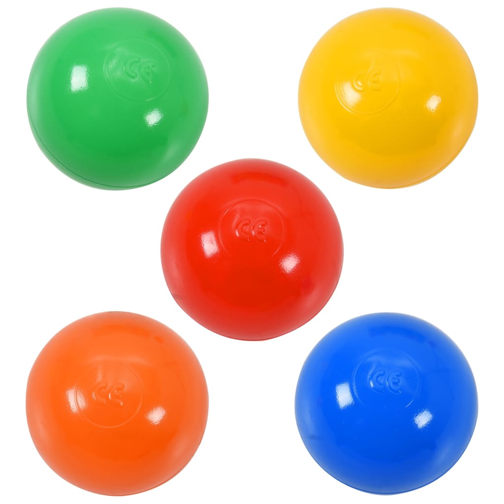 vidaXL többszínű gyerekjátszósátor 250 labdával 338 x 123 x 111 cm