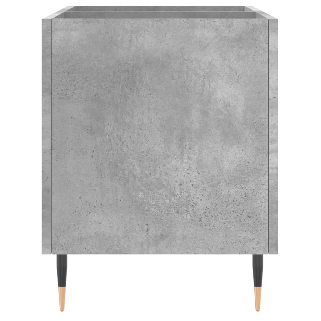 vidaXL betonszürke szerelt fa hanglemezszekrény 74,5x38x48 cm
