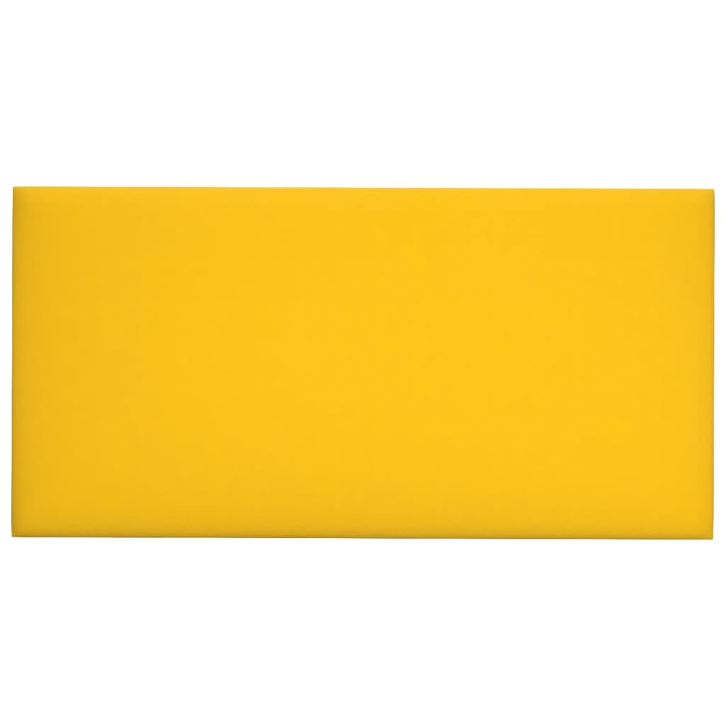 vidaXL 12 db sárga bársony fali panel 60x30 cm 2,16 m²