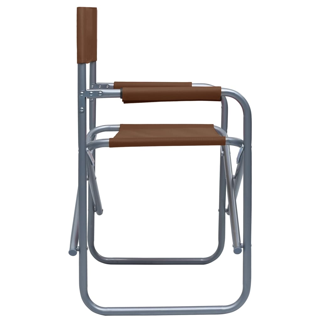 vidaXL 2 db barna acél rendezői szék