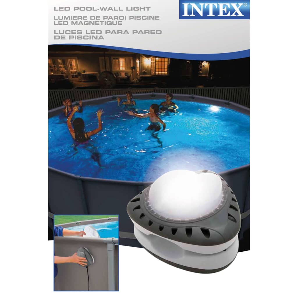 Intex 28688 mágneses LED medence falilámpa