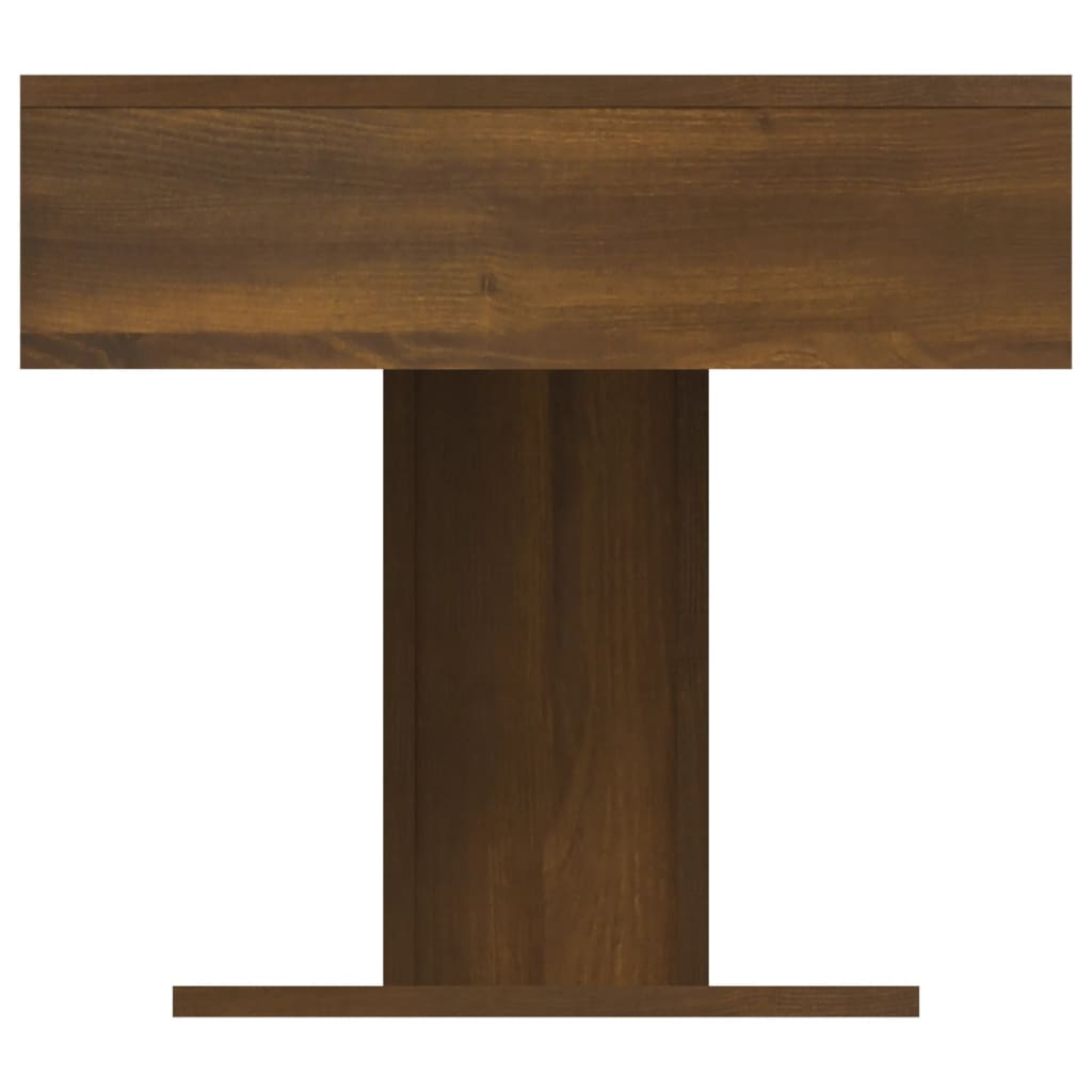 vidaXL füstös tölgy színű szerelt fa dohányzóasztal 96x50x45 cm