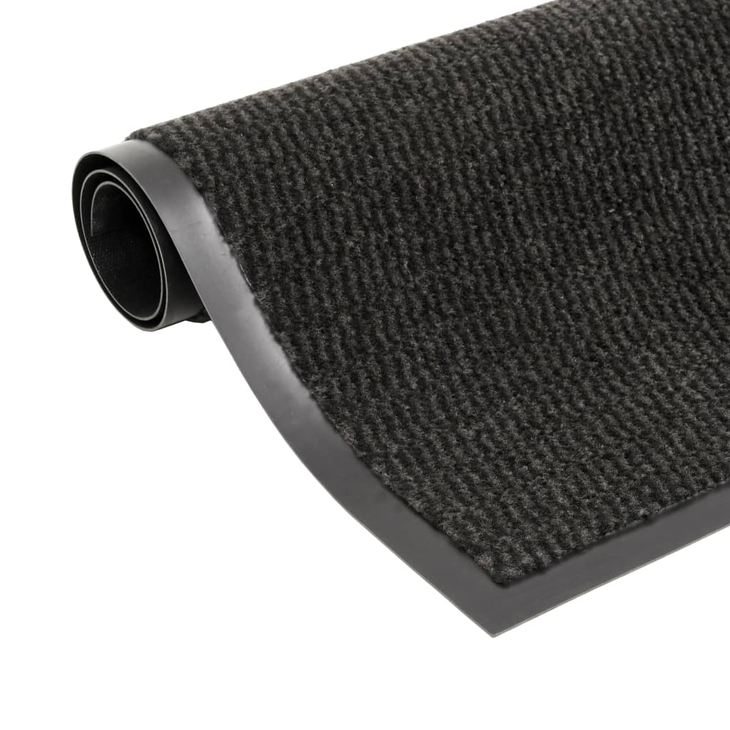 vidaXL fekete négyszögletes szennyfogó szőnyeg 60 x 90 cm