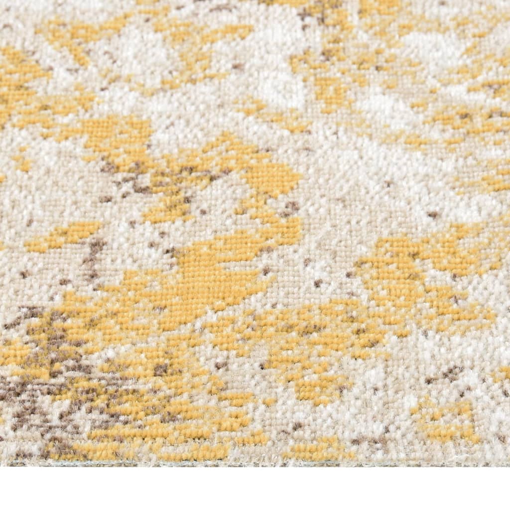 vidaXL sárga lapos szövésű kültéri szőnyeg 80 x 150 cm