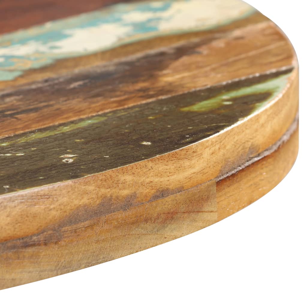 vidaXL kerek tömör újrahasznosított fa bisztróasztal Ø60 x 110 cm