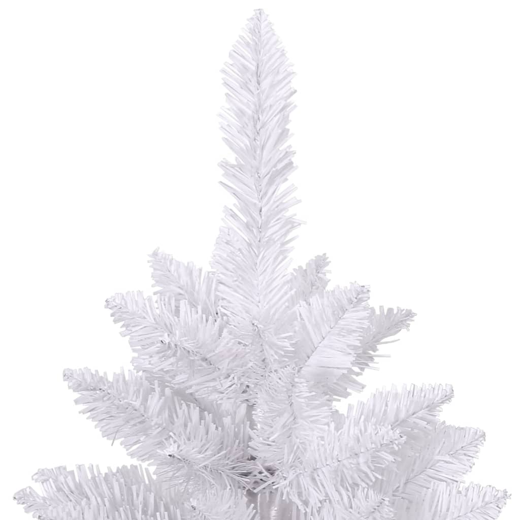 vidaXL fehér csuklópántos műkarácsonyfa állvánnyal 120 cm