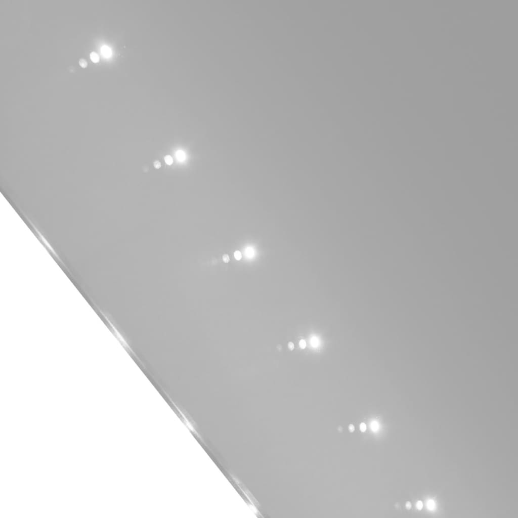 vidaXL fürdőszobatükör LED-fényekkel 50 x 60 cm (Ho x Ma)