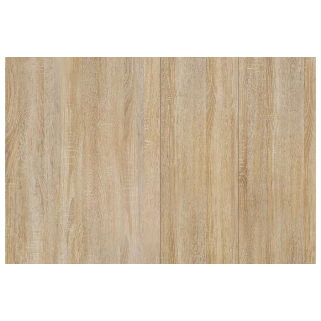 vidaXL sonoma-tölgy szerelt fa ágyfejtámla 120x1,5x80 cm