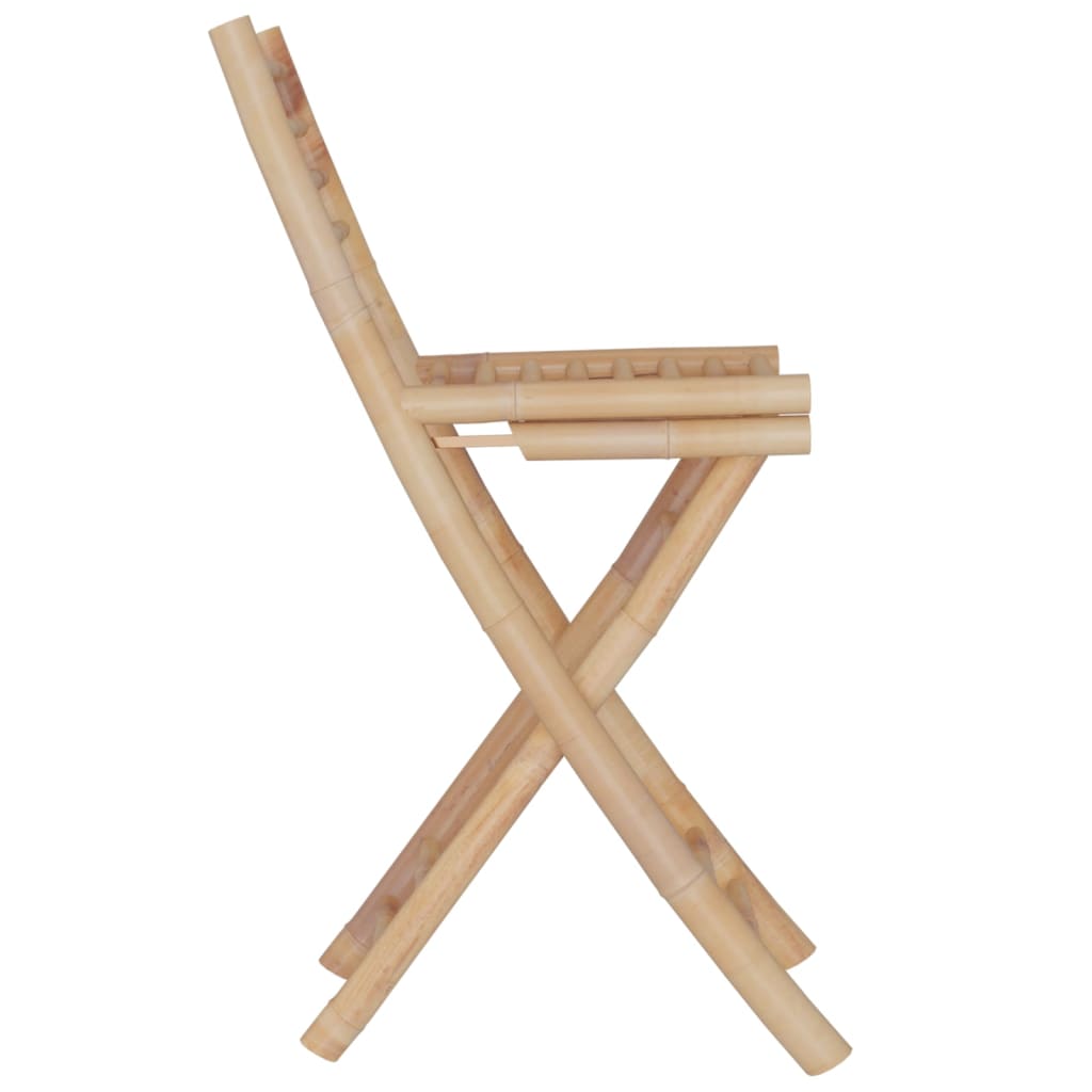 vidaXL 3 részes bambusz bárszett
