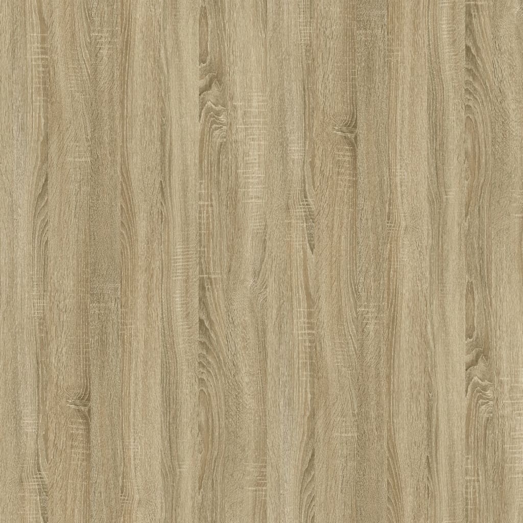 vidaXL sonoma-tölgyszínű szerelt fa dohányzóasztal 100x50x35 cm