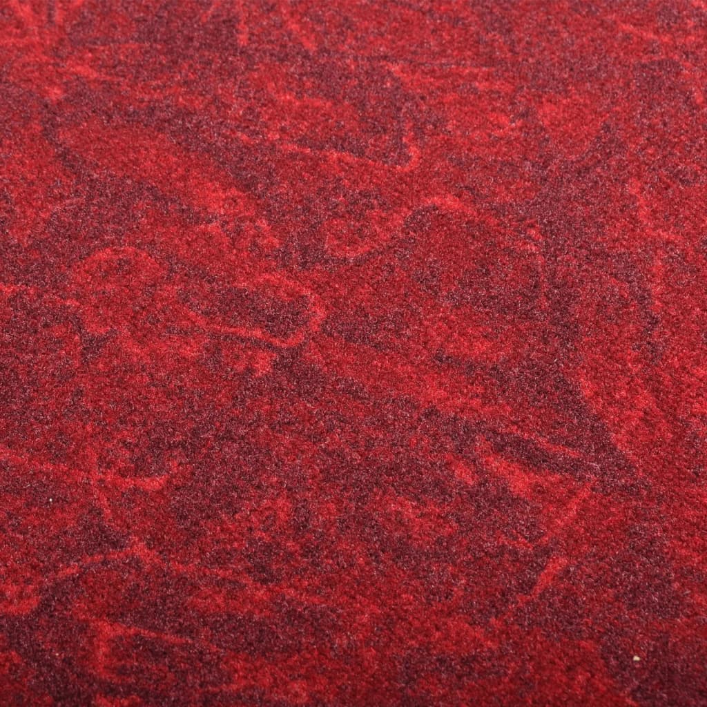 vidaXL piros csúszásmentes futószőnyeg 100 x 450 cm