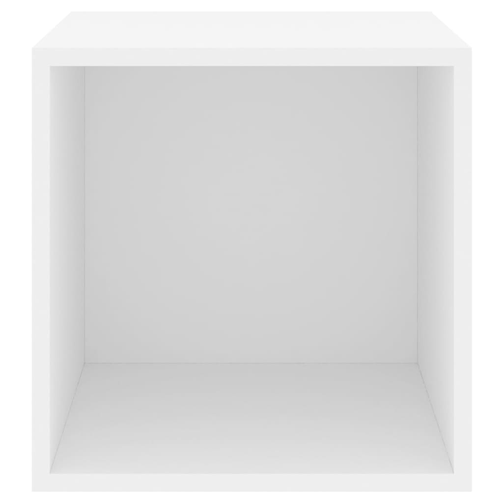 vidaXL 2 db fehér forgácslap faliszekrény 37 x 37 x 37 cm