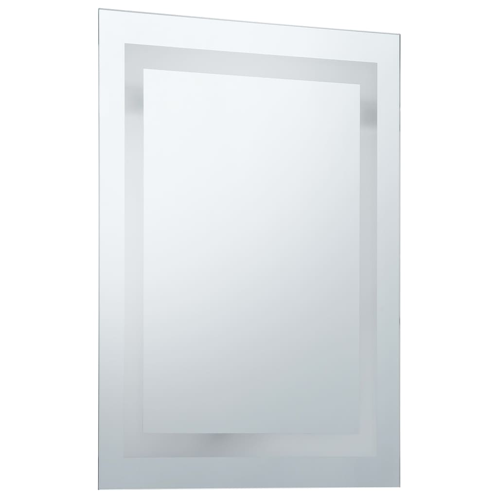 vidaXL LED-es fürdőszobai tükör érintésérzékelővel 60 x 100 cm