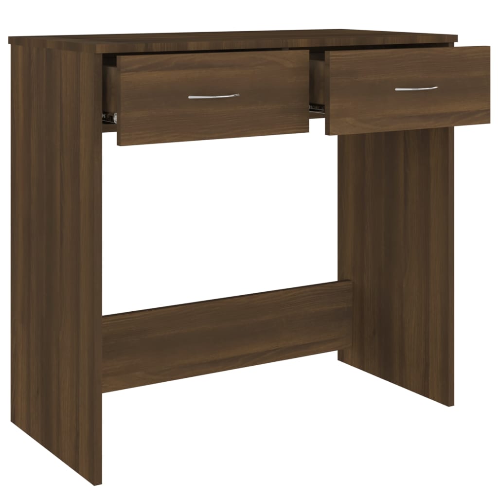 vidaXL barna tölgy színű szerelt fa íróasztal 80x40x75 cm