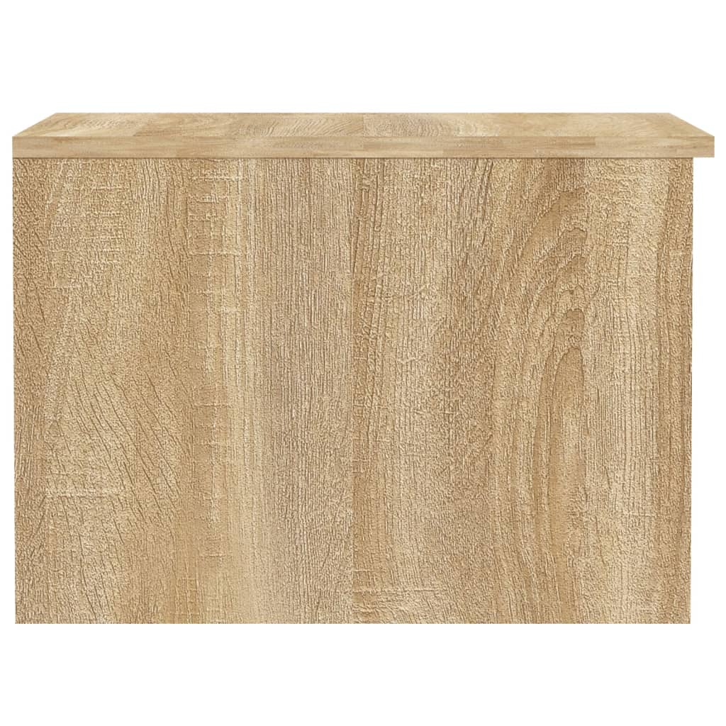 vidaXL sonoma-tölgyszínű szerelt fa dohányzóasztal 50 x 50 x 36 cm