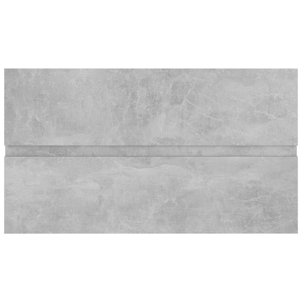 vidaXL betonszürke forgácslap mosdószekrény 80 x 38,5 x 45 cm