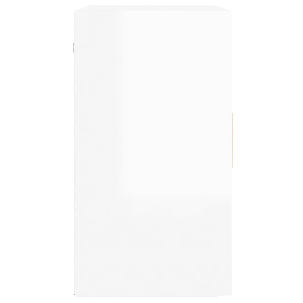 vidaXL magasfényű fehér szerelt fa faliszekrény 60 x 30 x 60 cm
