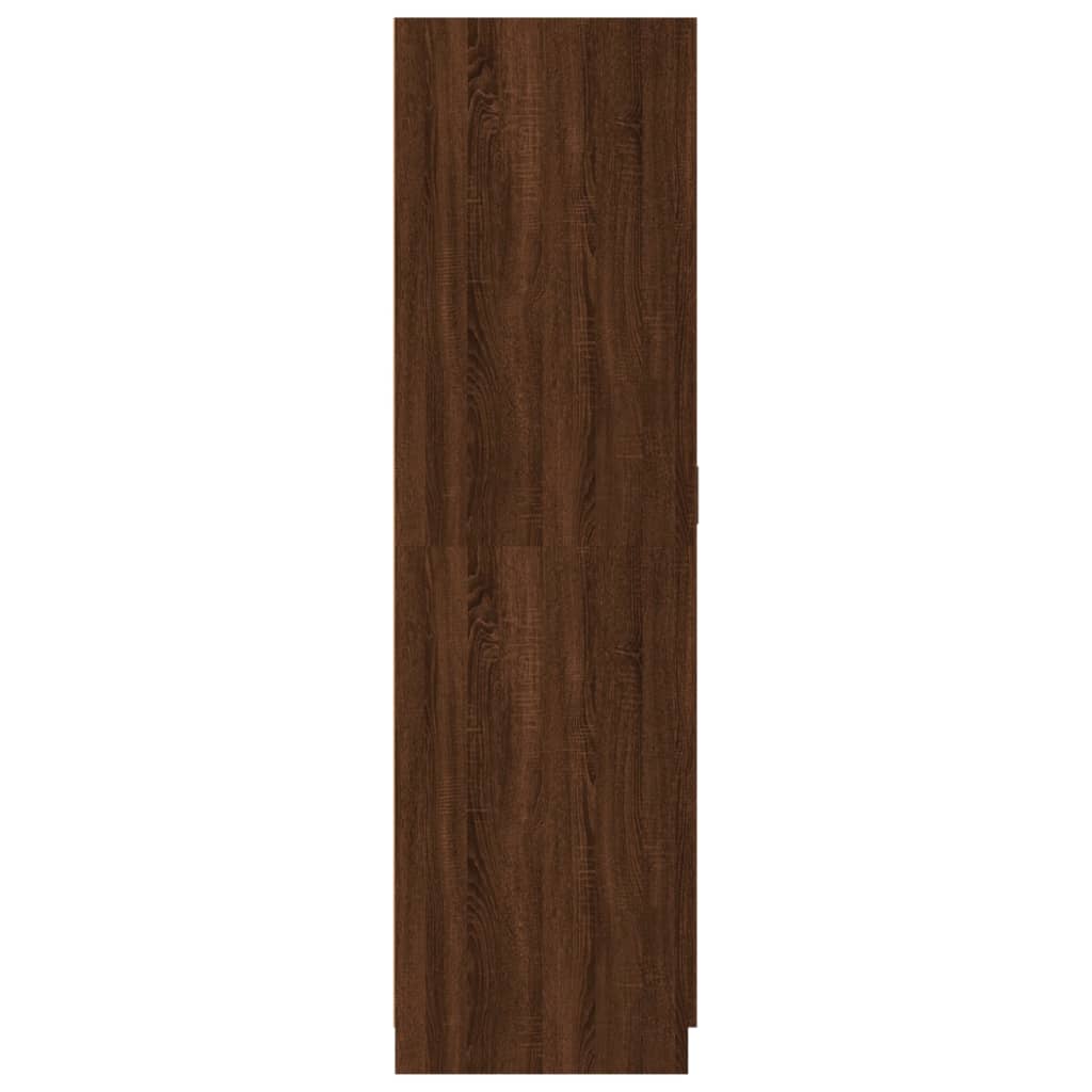 vidaXL barna tölgy színű szerelt fa ruhásszekrény 80 x 52 x 180 cm