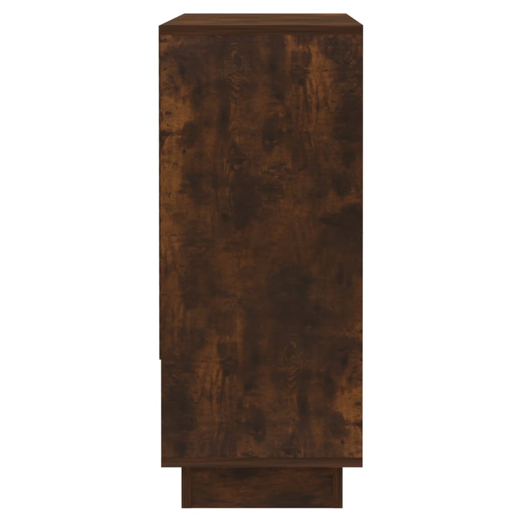 vidaXL füstös tölgyszínű forgácslap tálalószekrény 97 x 31 x 75 cm