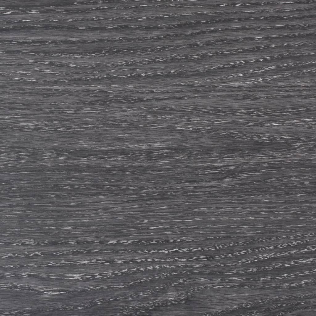 vidaXL fekete/fehér 2 mm-es öntapadó PVC padló burkolólap 5,02 m²